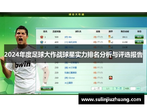 2024年度足球大作战球星实力排名分析与评选报告